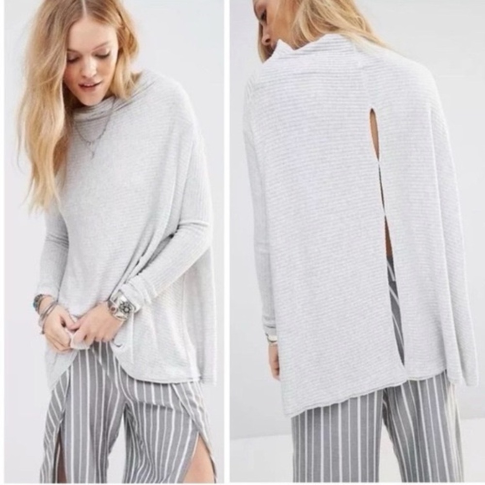 Free People Ribbed Tunic Top